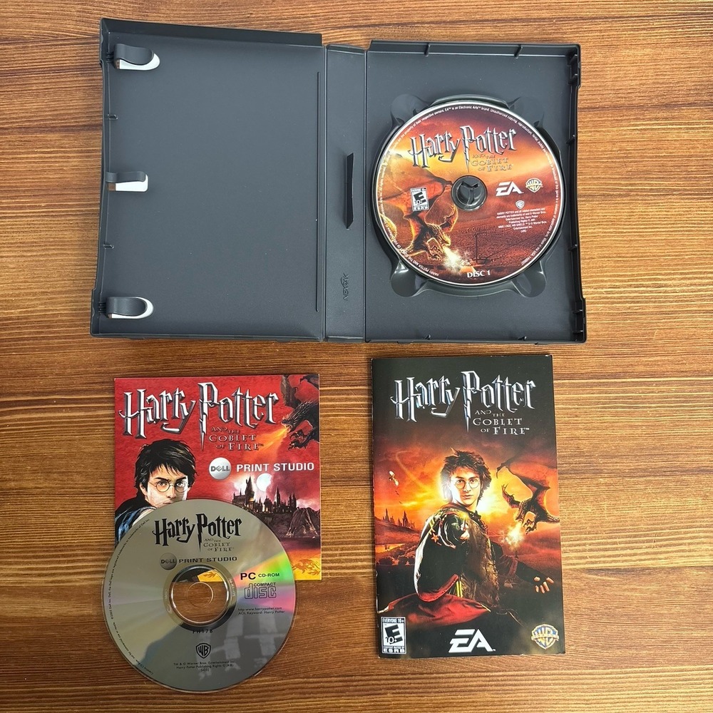Harry Potter and the Goblet of Fire PC Game Complete 2 Disc EA Games 2005